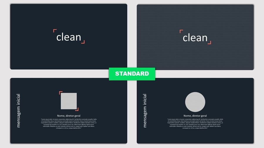 Apresentação de Slides Powerpoint Modelo Clean