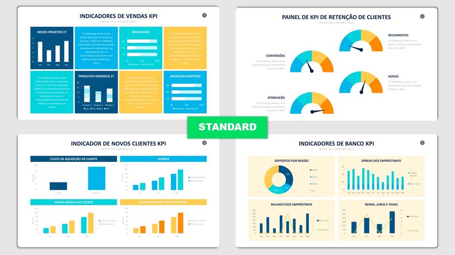 Slides Powerpoint Indicadores KPIs