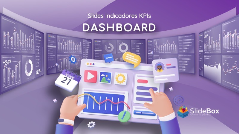 Slides Indicadores Kpis Dashboard